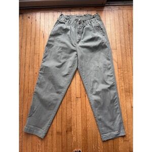 Universal Thread Paperbag Waist Cargo Pants Olive Green Size 10